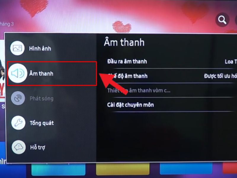 Lỗi Cài Đặt Âm Thanh Trên Tivi