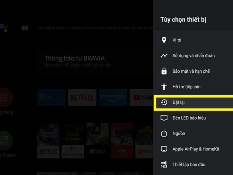 Khôi Phục Cài Đặt Gốc