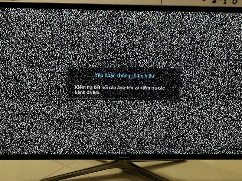 Tín hiệu truyền hình yếu hoặc không ổn định