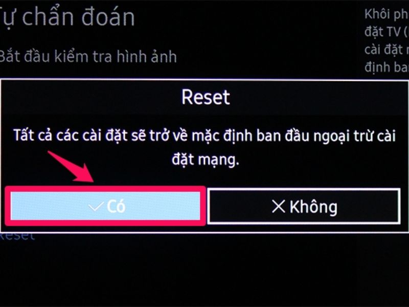 Khôi Phục Cài Đặt Gốc Cho Tivi