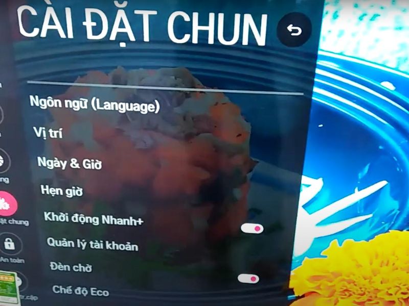 Kiểm Tra Menu và Các Chức Năng Hiển Thị