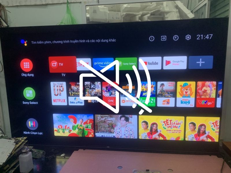 Nguyên Nhân Phục Tivi Sony Bị Mất Tiếng