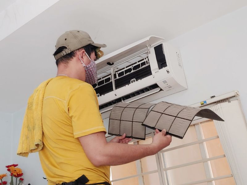 Quy Trình Vệ Sinh Máy Lạnh Quận 9 Của Điện Máy Xanh