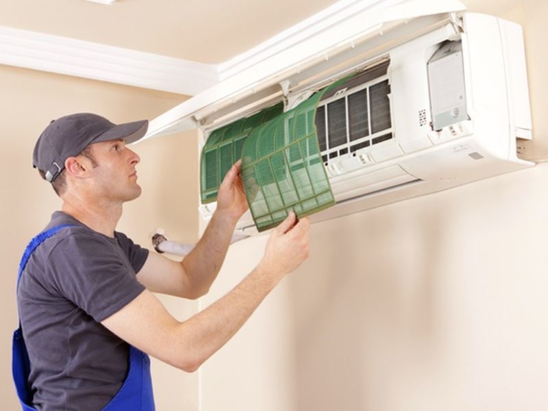 Quy Trình Vệ Sinh Máy Lạnh Quận Bình Tân Tại Sửa Chữa Điện Máy Xanh