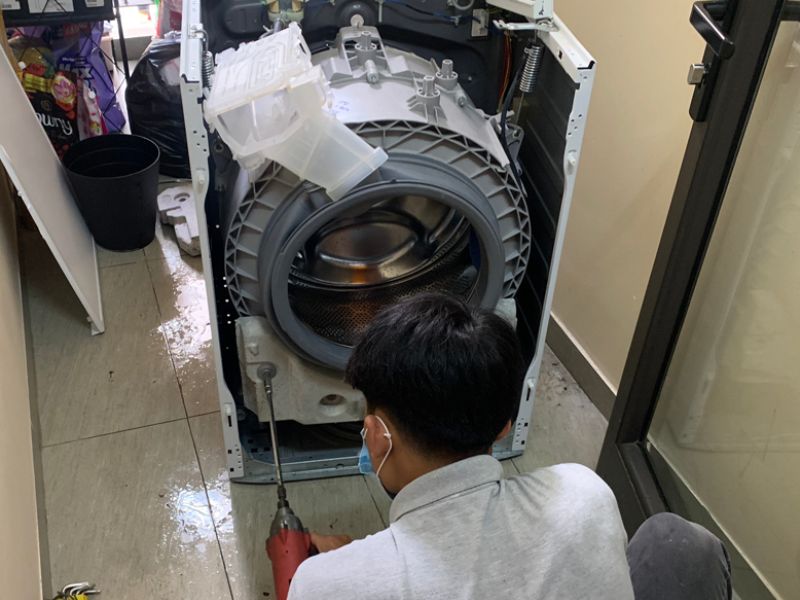 Quy Trình Sửa Máy Giặt Huyện Bình Chánh