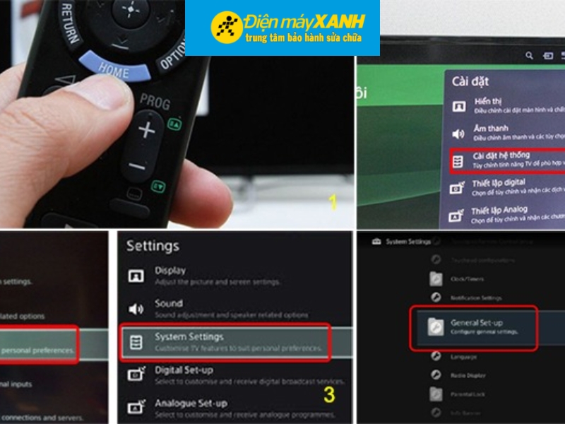 Cách khắc phục tình trạng Tivi Sony bị chuyển sang chế độ tai nghe