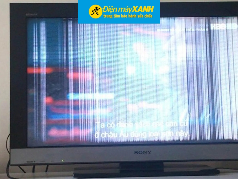 Nguyên nhân khiến tivi Sony bị nhiễu màn hình