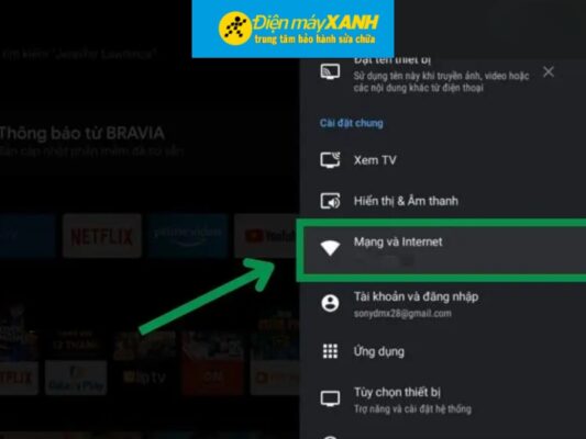 Cách khắc phục tivi Sony bị lỗi kết nối Wifi